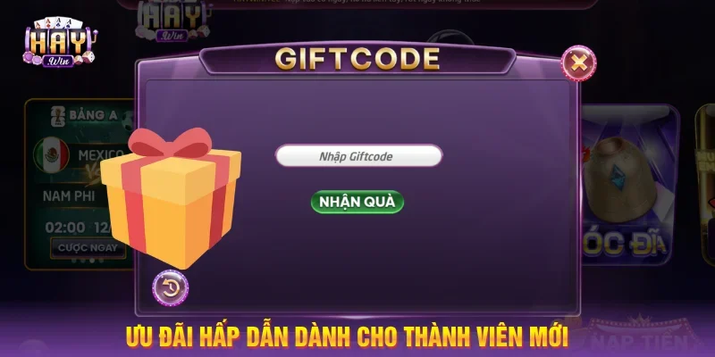Khuyến mãi cho thành viên mới