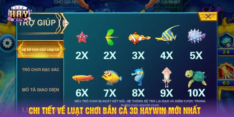 Nhiều vũ khí hỗ trợ để thành viên chơi bắn cá 3D dễ dàng